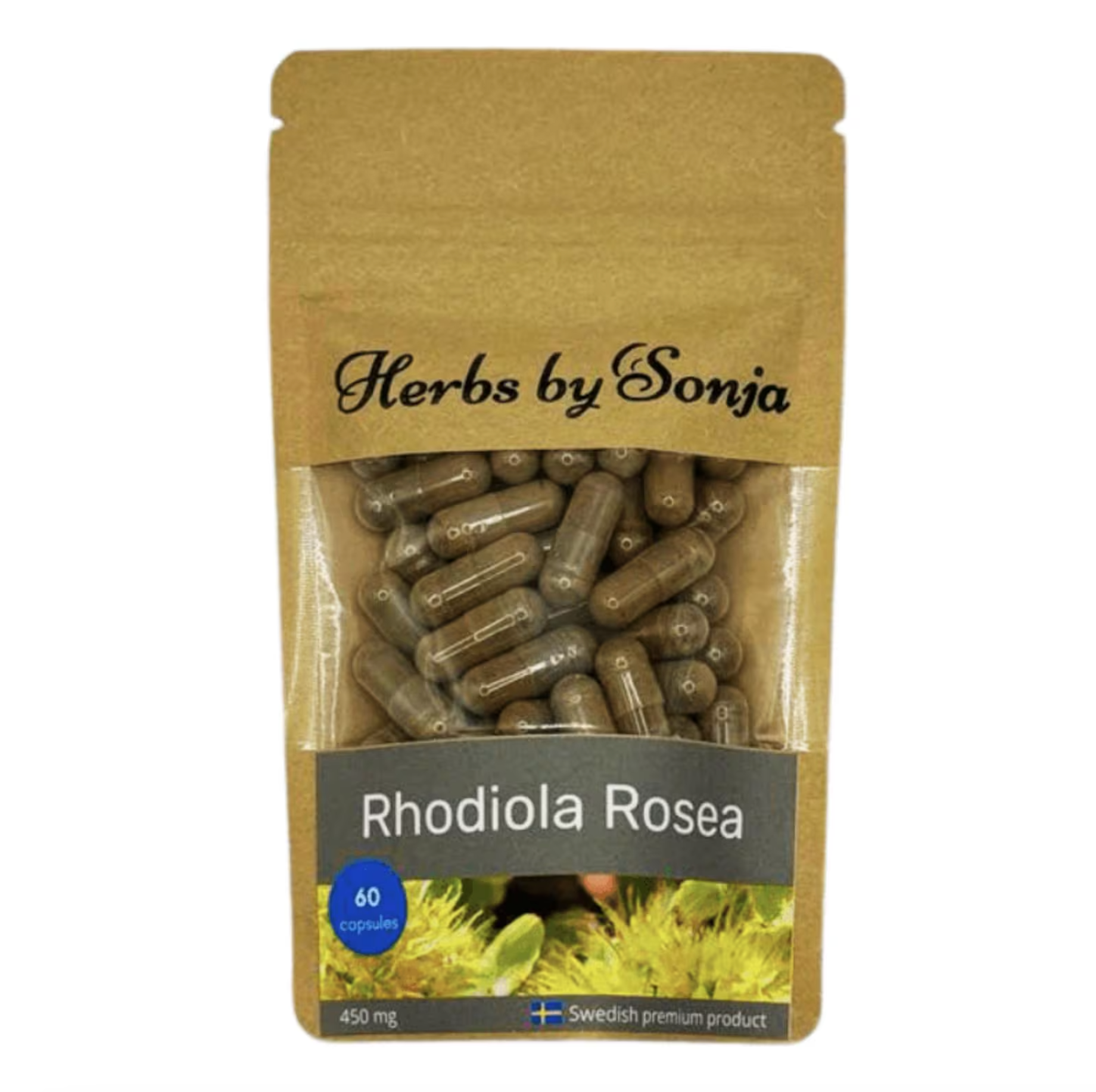 Herbs By Sonja - Natural health supplements - Wholesale Oral Supplement/Vitamin - Rose Root 450mg – Wholesale Energy, Focus & Stress Relief3