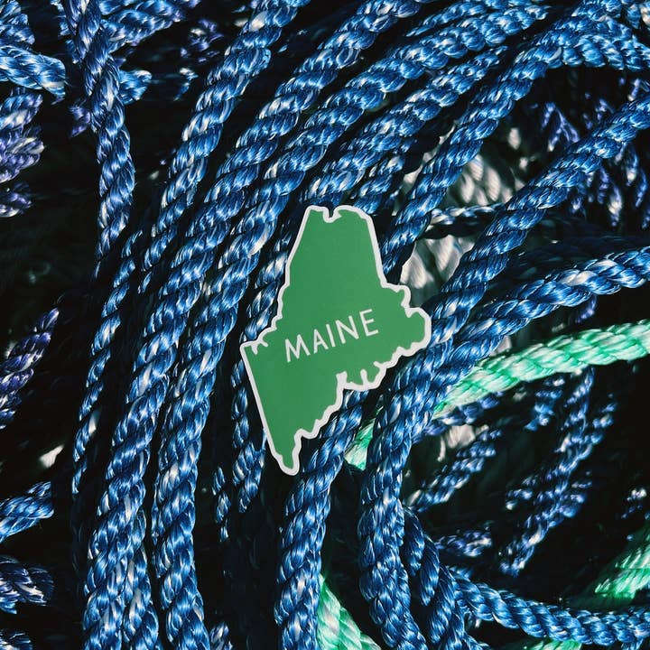 Little Something Co. - Wholesale Sticker - Maine State Silhouette Sticker3