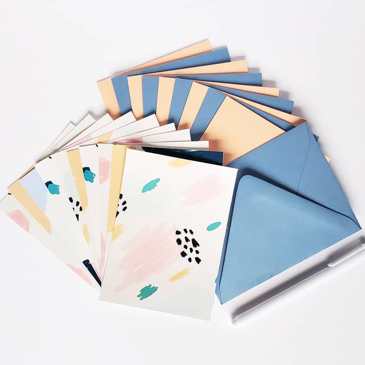 Paint Your Dreams Mini Card Set (Set of 10) for wholesale by Lucky Dog Design Co.