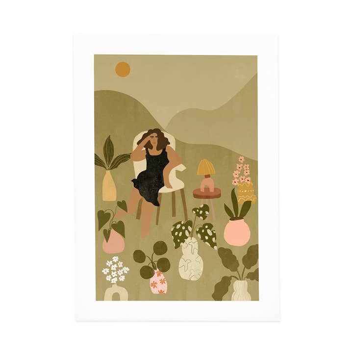 Plant Are My Friends Art Print for wholesale by Alja Horvat d.o.o.