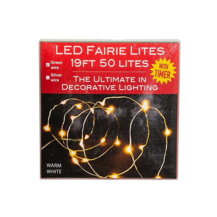 Kurt S. Adler, Inc. - Wholesale String Lights - 50-Light Battery-Operated Warm White LED Fairy Lights1