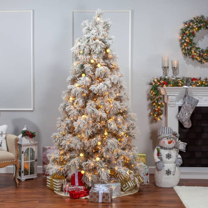 The Gerson Companies - Wholesale Artificial Christmas Tree - Gerson Our stunning 7.5 Foot Flocked Northern Pine is the pe1