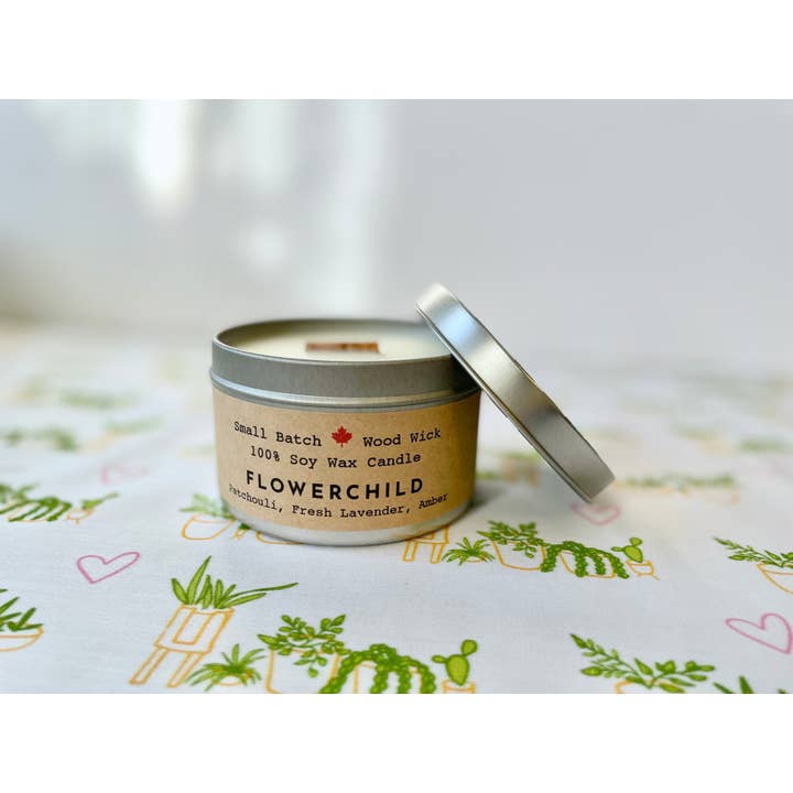 Golden Light - Set de relaxation avec bougies « Flower Child » pour la vente par UpRoot Design Studio