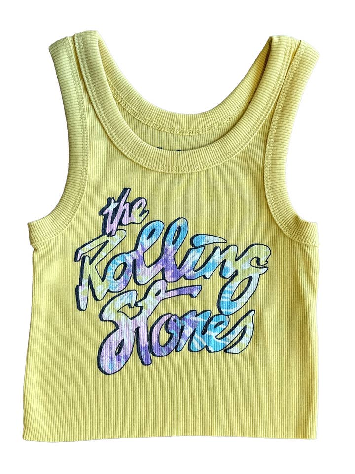 Rowdy Sprout – wholesale Tank top – Kids – Rolling Stones Sunset Crop Tank Top