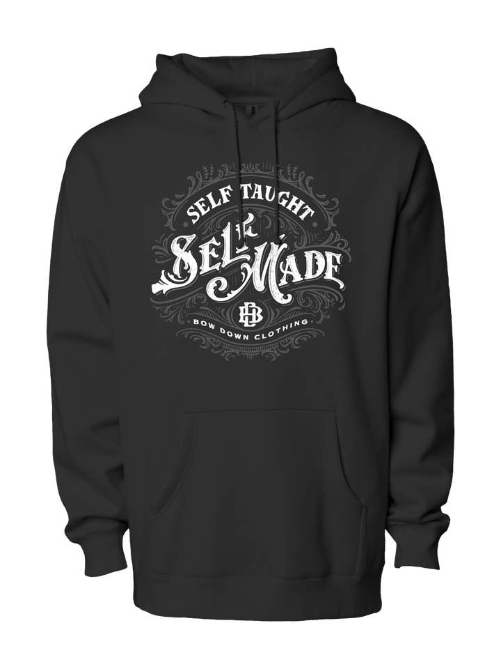 Self Made Vintage Pullover Hoodie for wholesale by Bow Down Clothing