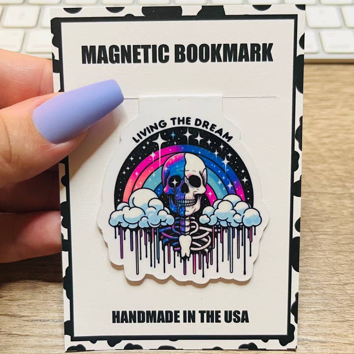 Magnetic Bookmark | Living The Dream | Sarcasm Collection for wholesale by SimplyDani