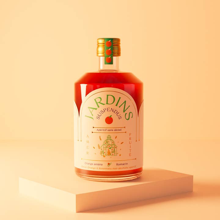Jardins – wholesale Non-alcoholic aperitif/mocktail – Hanging Gardens 70 cL | Bitter Orange & Rosemary