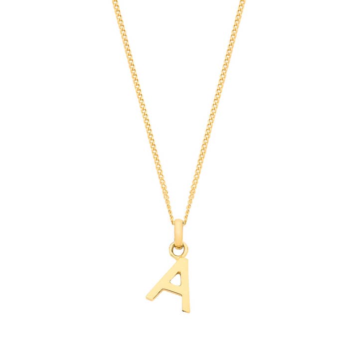 Personalized Elegance 9ct Solid Gold Initial Pendant for wholesale by Mejoma