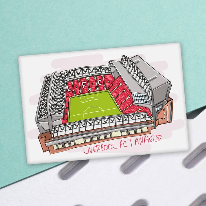 Liverpool FC Football Magnet for wholesale by Moo & Snip