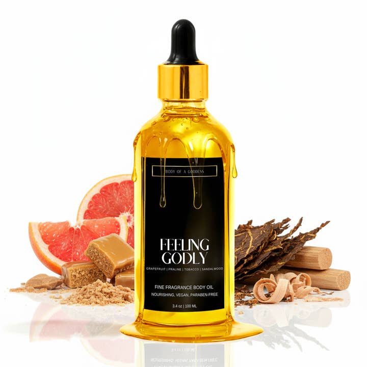 GODDELIJK AANVOELENDE LICHAAMS- & BAARDOLIE voor wholesale door Body of a Goddess