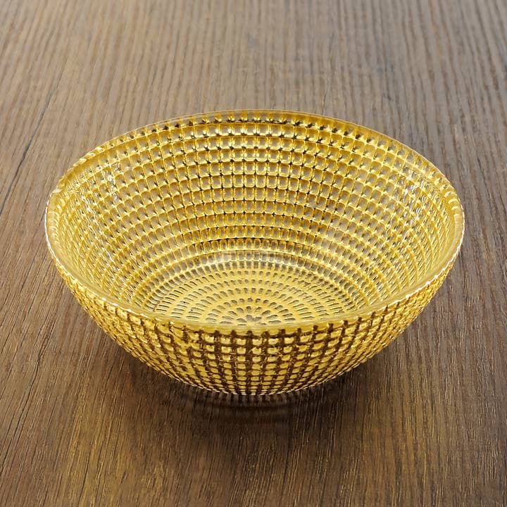 HELIOS Gilded Glass Side Bowl for wholesale by RED POMEGRANATE COLLECTION