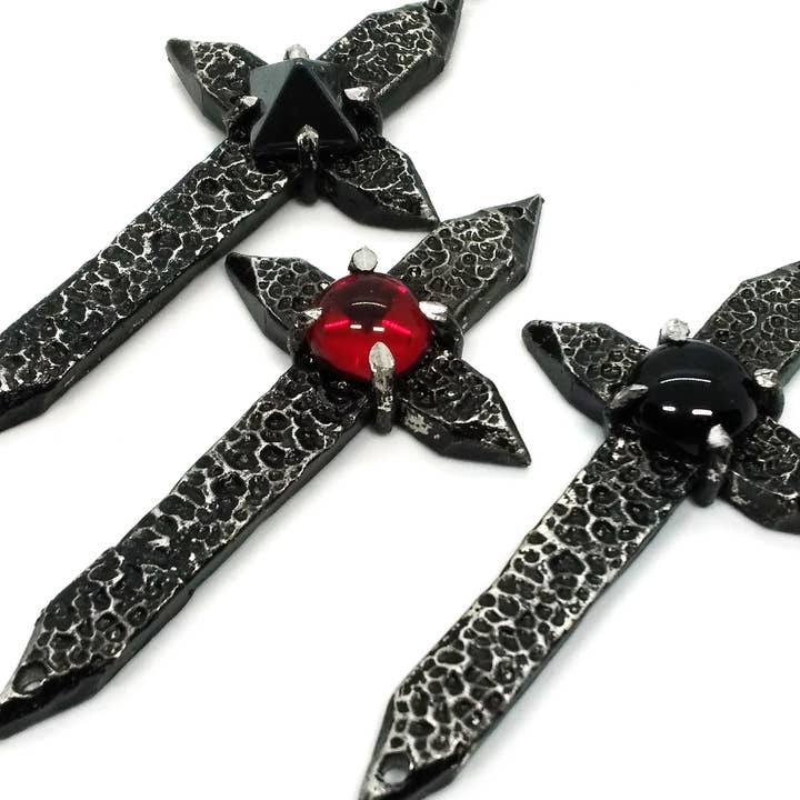 JunkyardBat - Wholesale Prayer beads necklace - Spiked Cross Rosary9