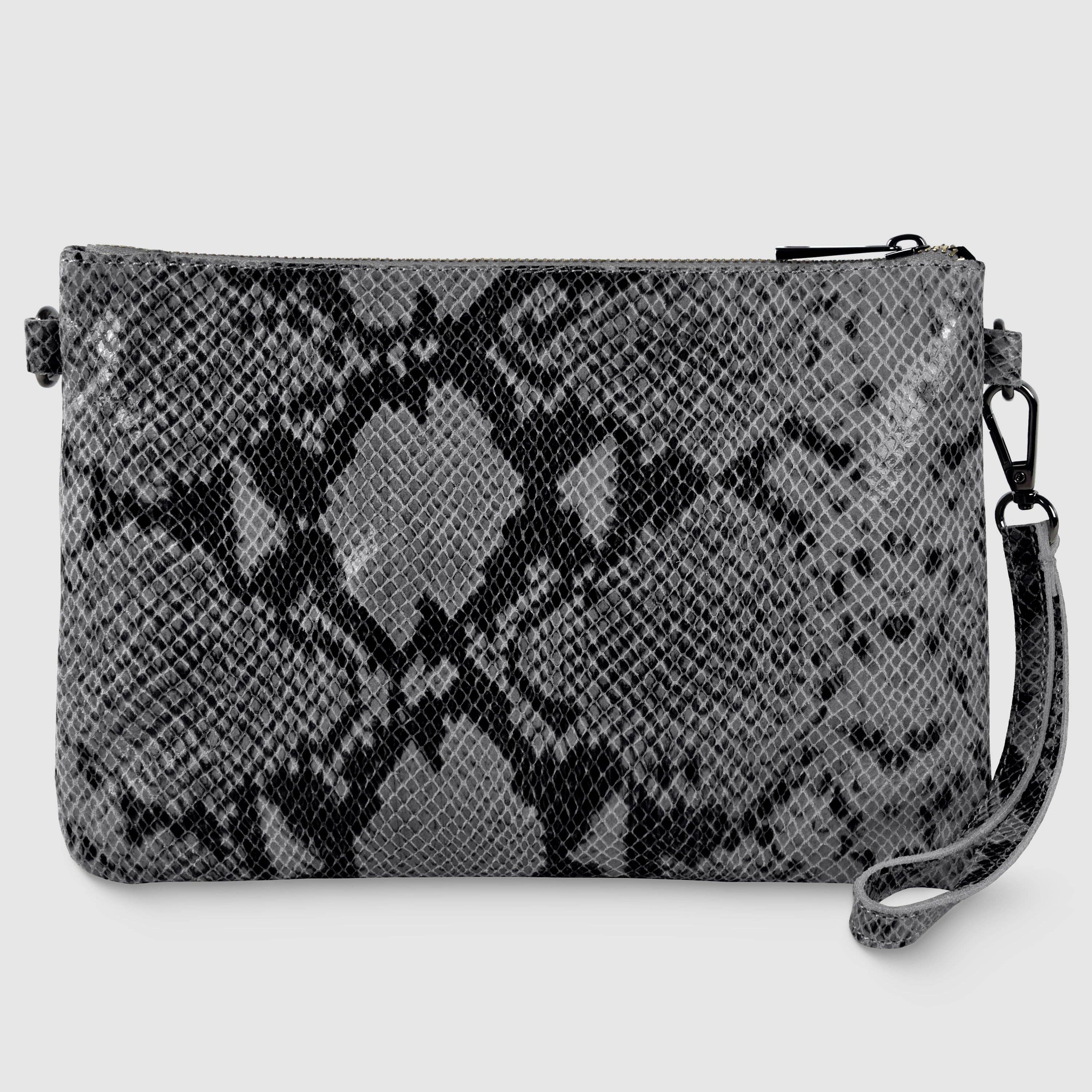 TAKEASY - Wholesale Crossbodytas - Dames - Python-Print Suède Schoudertas14