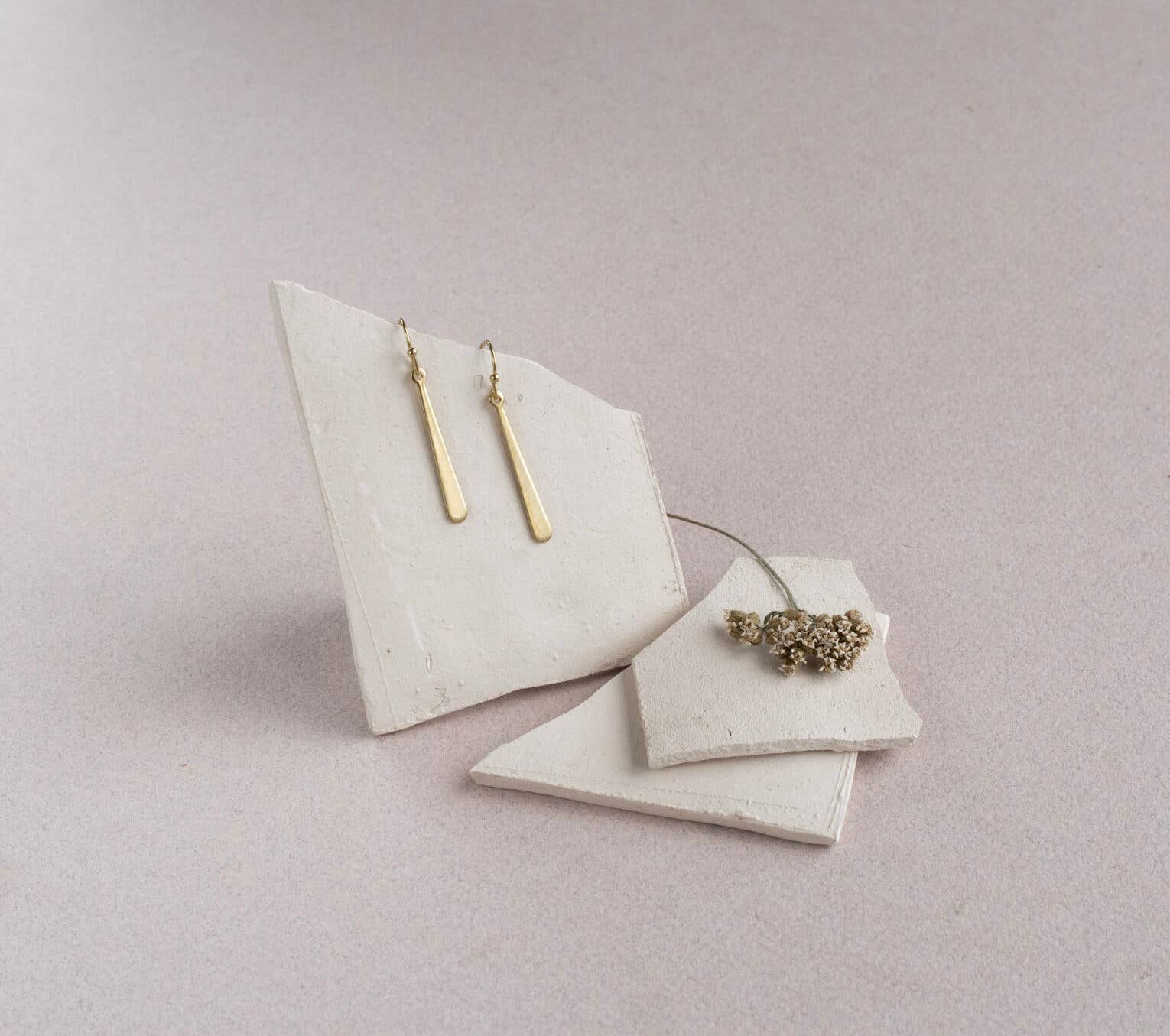 Inimini Homemade - Wholesale Dangle Earrings - Brass basic droplet