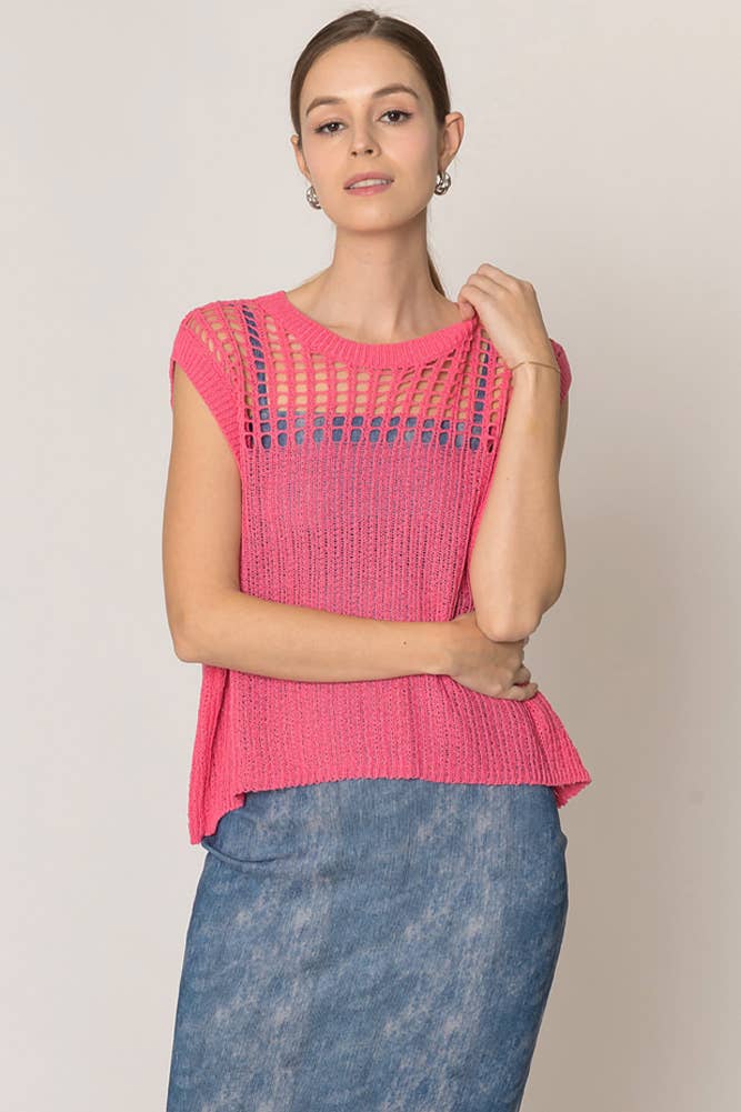 Hana - Venta al por mayor Poncho - Mujer - Poncho de verano con parte superior de ganchillo con cierre en el pecho20