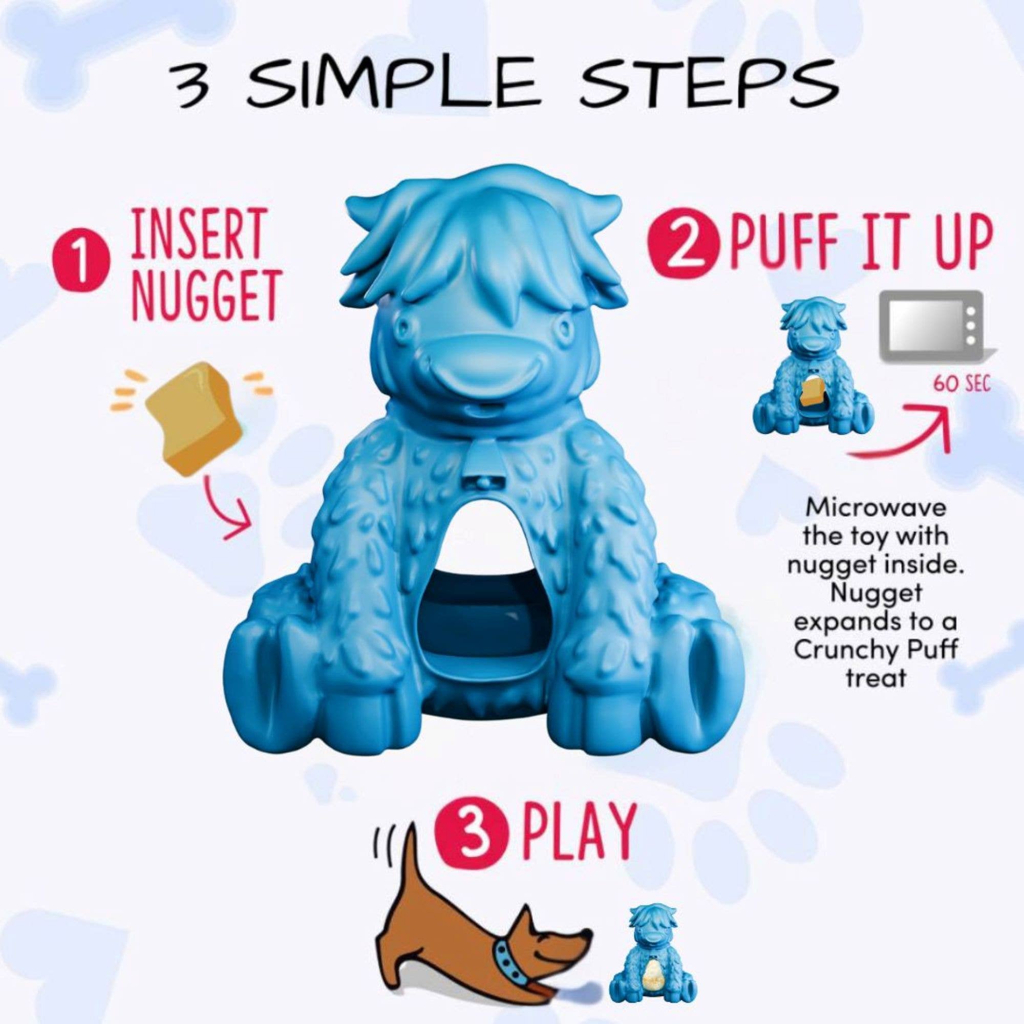 Yeti Dog Chew - Wholesale Pet Chew Toy - Dog - Puff & Play Starter Kit-Yak1