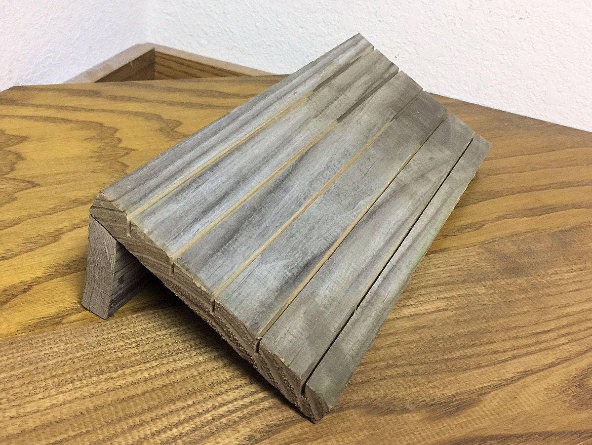 Gifted Shop Works, LLC - Wholesale Jewelry Stand & Display - Weathered Wood Earring Card Holder Stand Display7