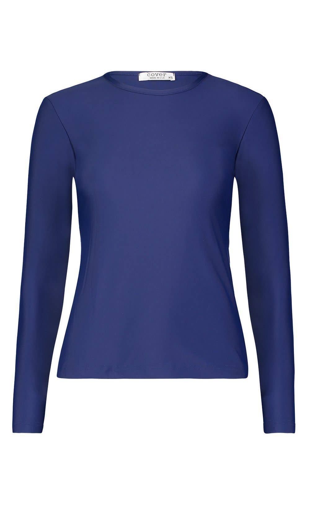 Navy Long-Sleeved Swim T-Shirt for wholesale on Faire