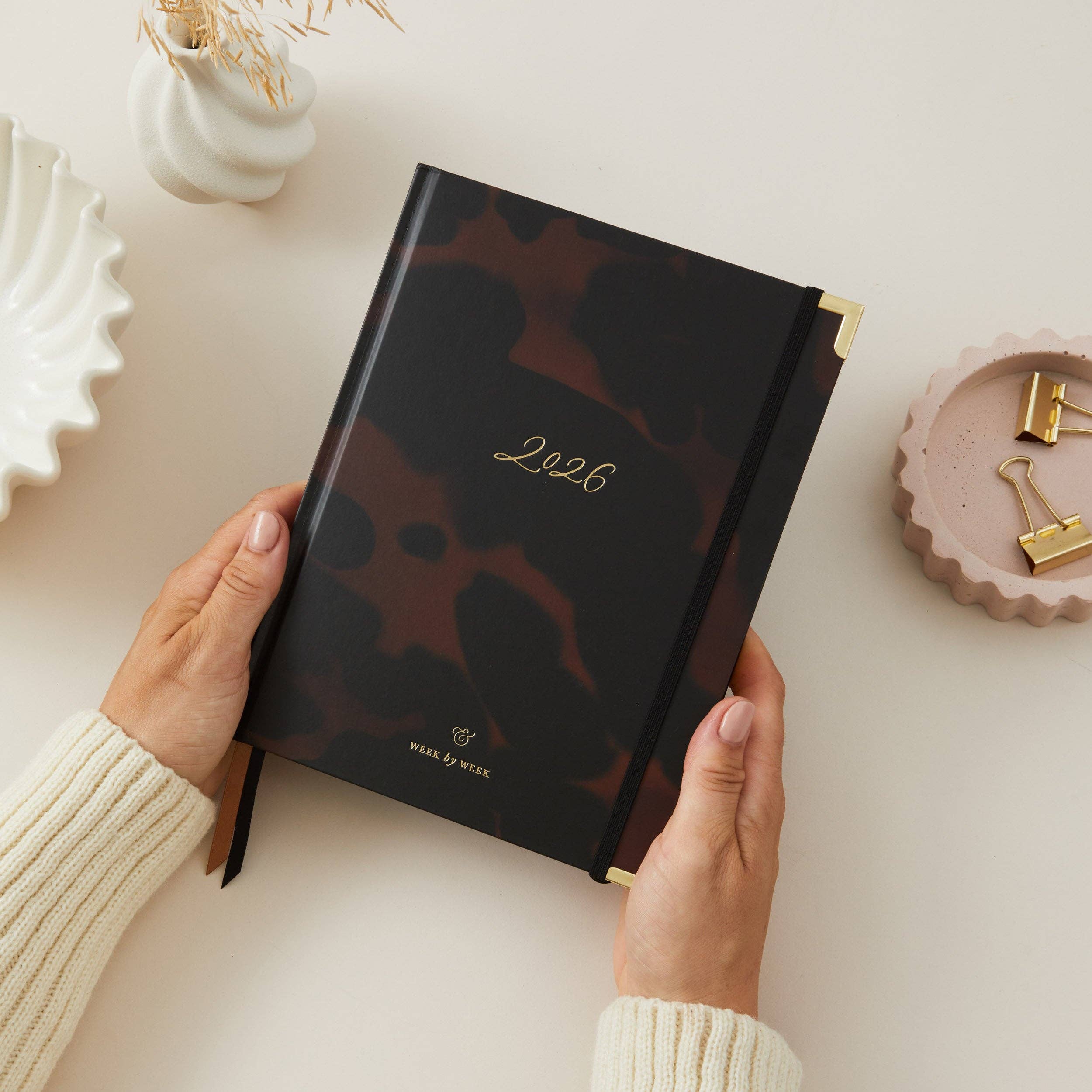 Blush And Gold - Wholesale Planner - 2026 Weekly Planner - Tortoise18