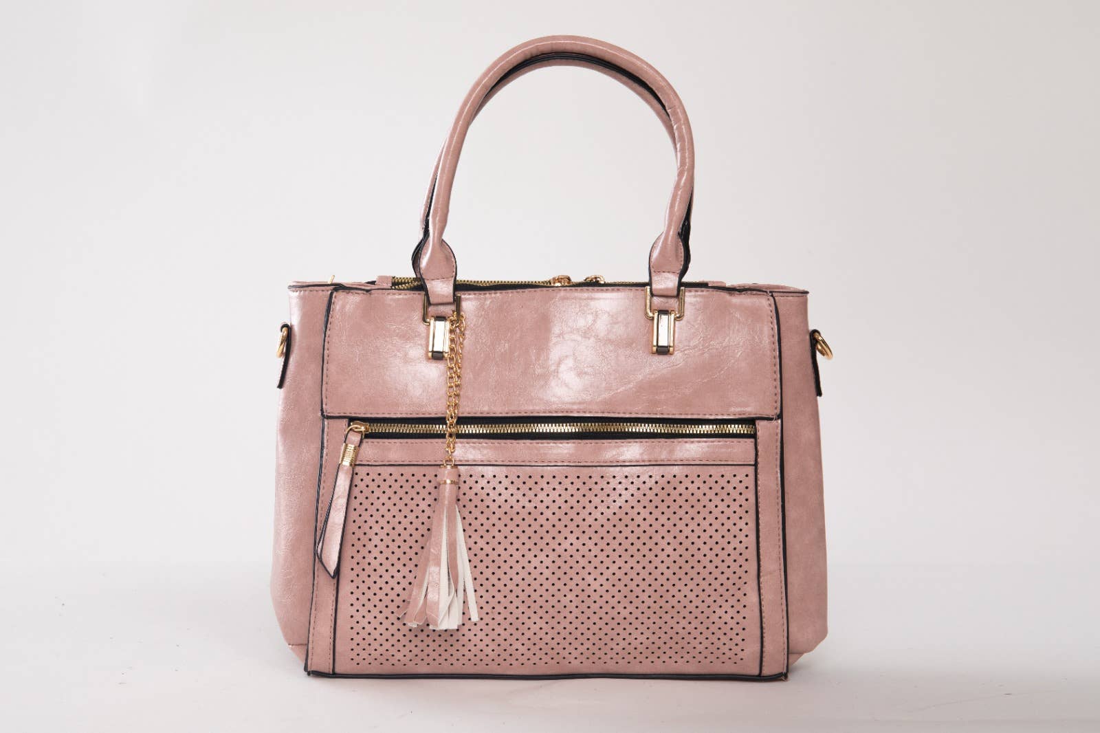 VIA FIORE - Wholesale Top Handle Bag - Women's - FAUX LEATHER FASHIONABLE SATCHEL BAG4