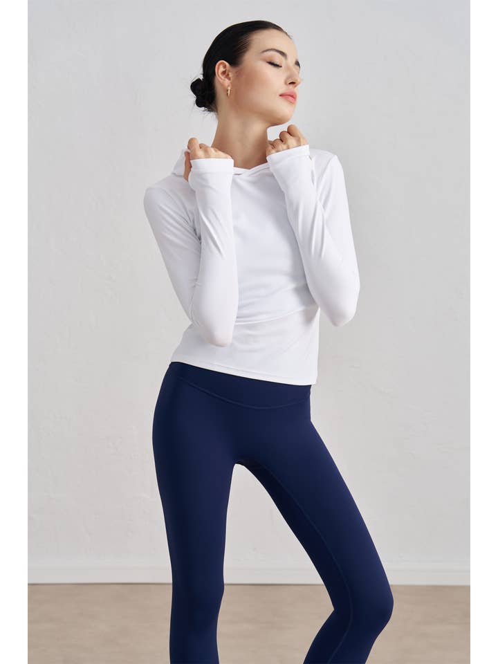 91thelabel - Vendita all'ingrosso Maglia sportiva - Donna - Maglia sportiva a maniche lunghe Juno con cappuccio 21