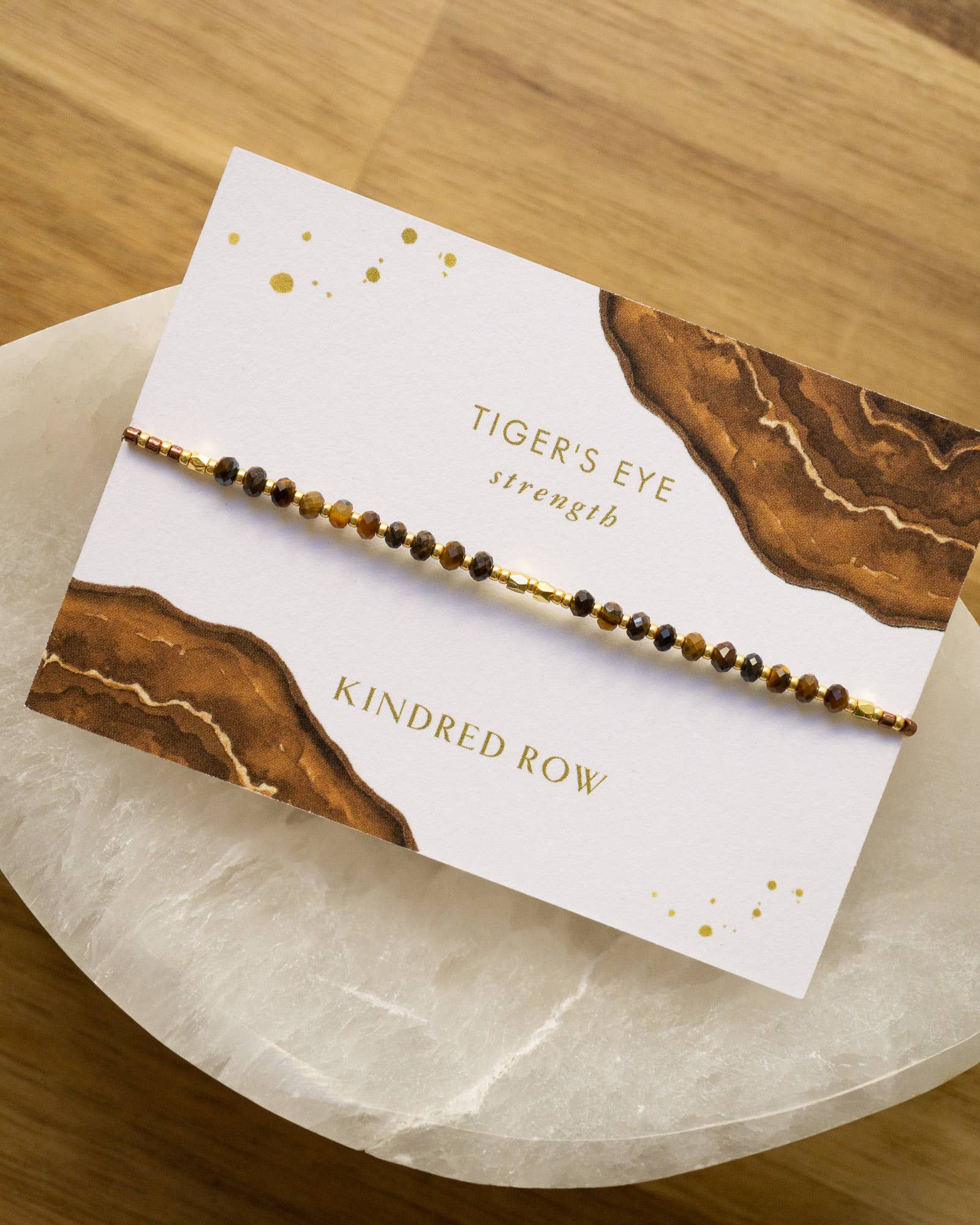 Kindred Row - Vendita all'ingrosso Bracciale con perline - Bracciale a più fili con pietre naturali di occhio di tigre1