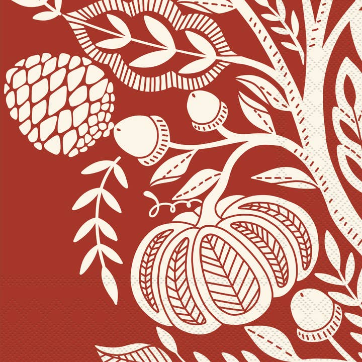 Paquete de 20 Servilletas de Papel para Almuerzo Francis Brick Otoño para venta al por mayor de Boston International