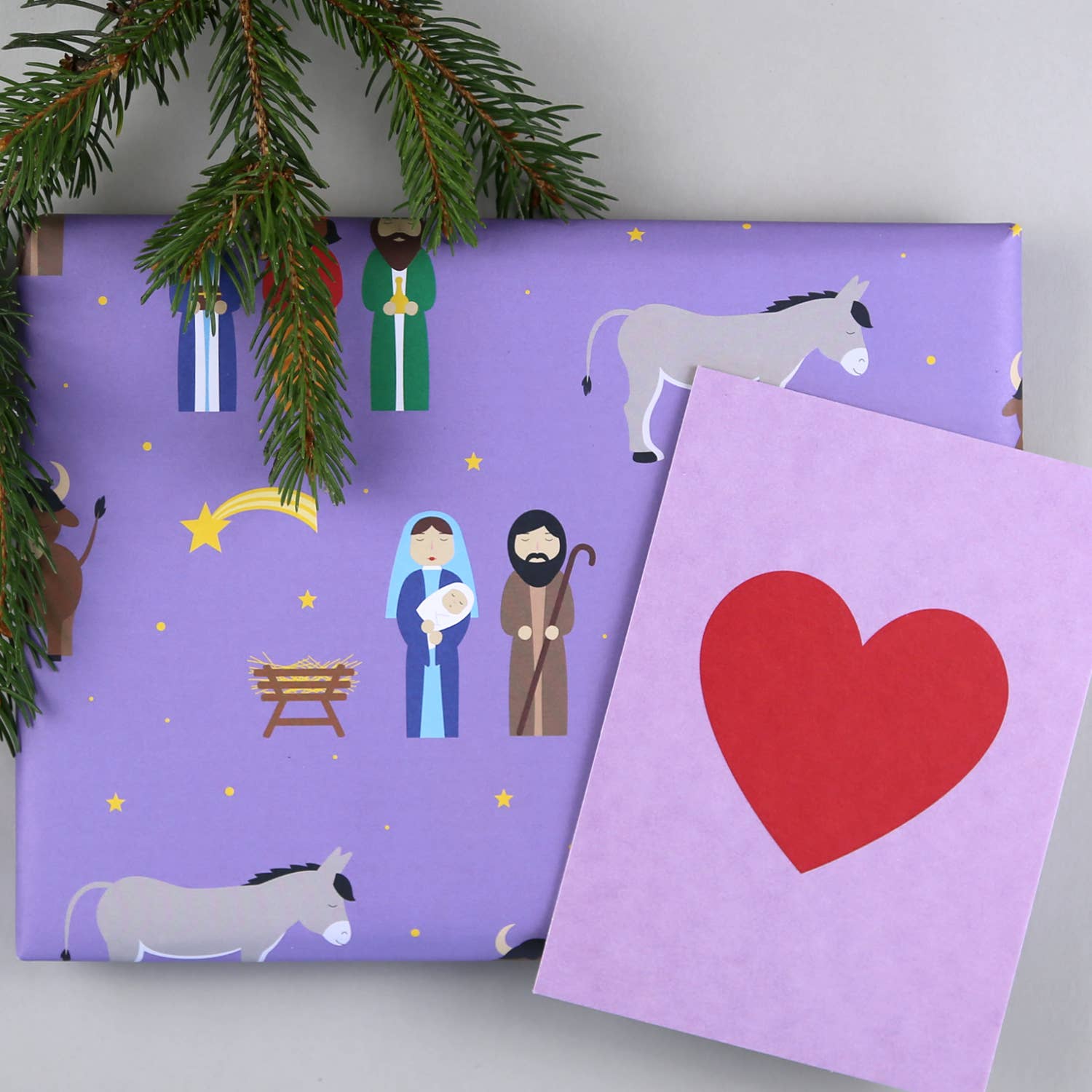 Kunst an Papier - Wholesale Flat Wrap - Josef Christmas wrapping paper2