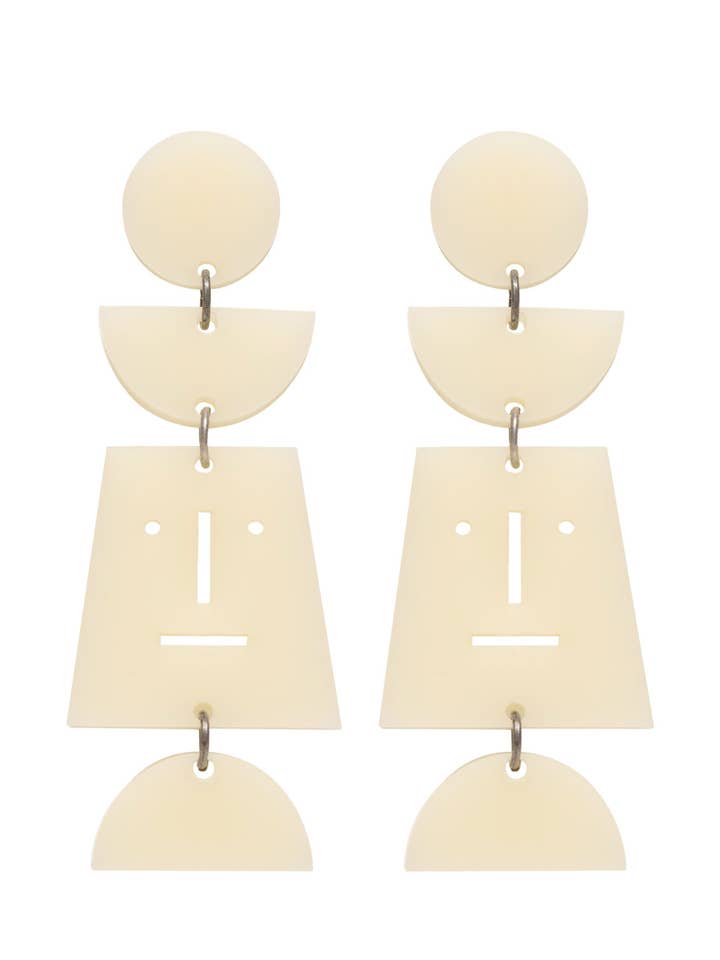 Totem Bone Earrings for wholesale by Orella Design