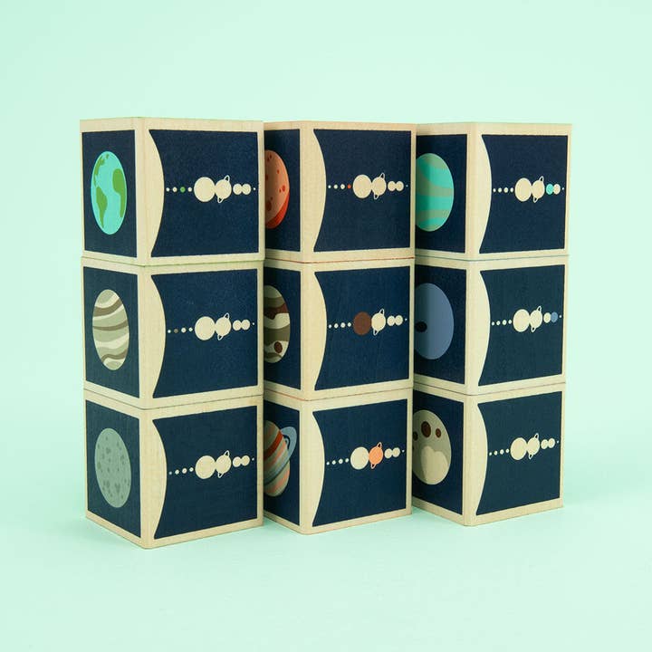 Uncle Goose - Wholesale Blocks - Kids Baby - Uncle Goose Planet Blocks