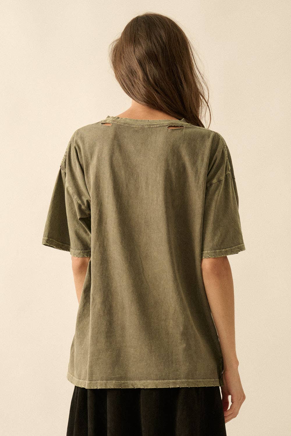 Promesa USA - Wholesale T-Shirt (Graphic) - Women's - Cheetah Mineral-Washed Oversized Graphic Tee11