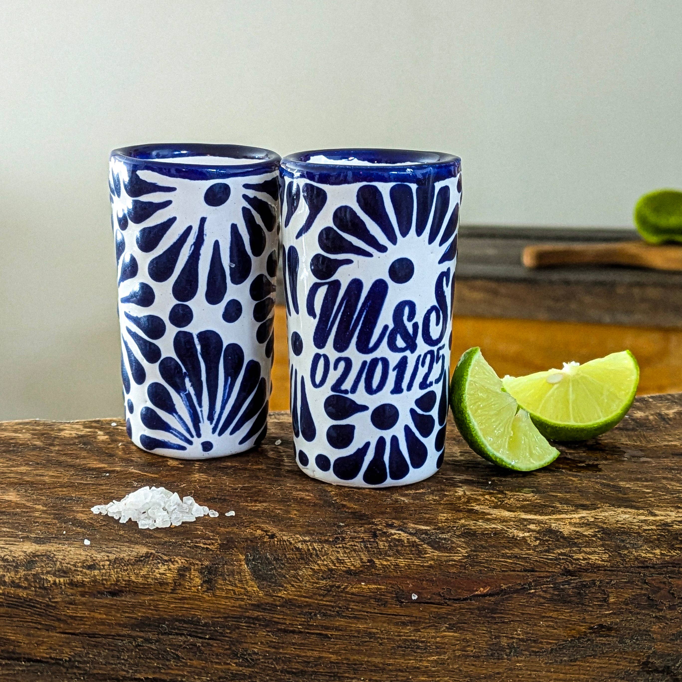 Craftway - Wholesale Decorative Plate/Dish/Bowl - Customized Talavera Tequila Shot Glass4