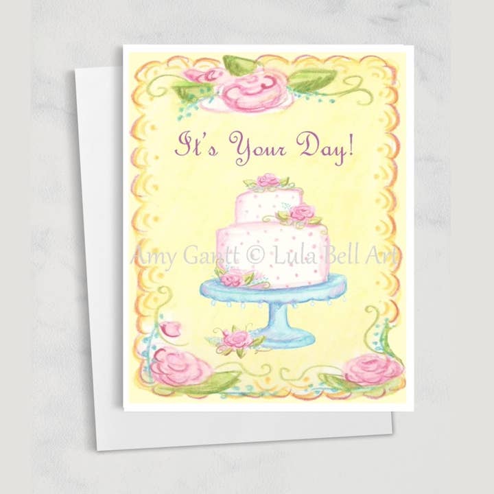 Birthday - A Birthday Wish Greeting Card for wholesale by Lula Bell Cards and Gifts