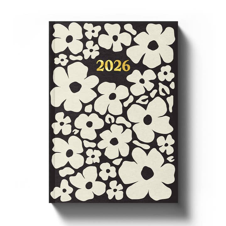 Yop & Tom | Journals, Notebooks & Planners - Vendita all'ingrosso Diari/agende - Agenda settimanale 2026 | Copertina morbida floreale | A50