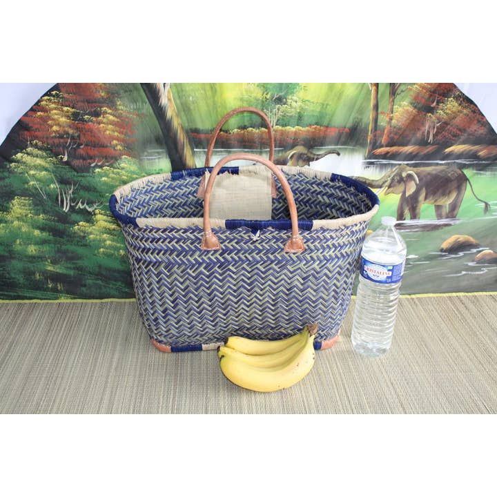 Boutique Huléti - Wholesale Beach Bag - Superb basket - 3 SIZES - Hand braided - shopping bag - ideal for shopping, markets, work, beach, decoration2