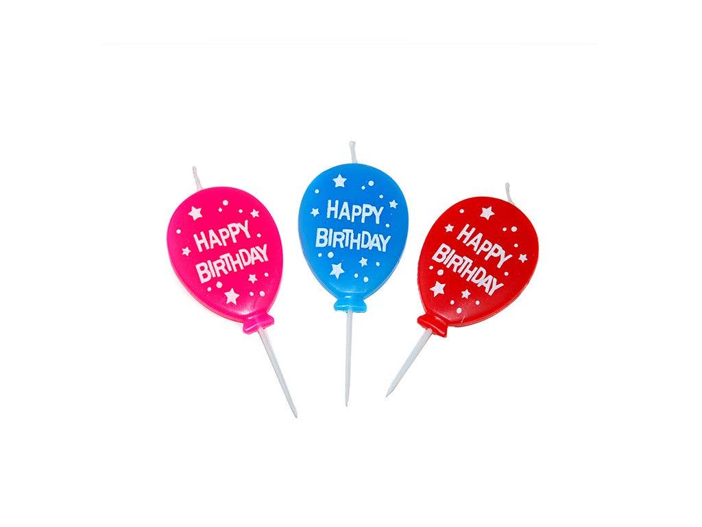Aktual / Dekora Import S.A - Wholesale Balloon - 'HAPPY BIRTHDAY' BALLOON CANDLE0