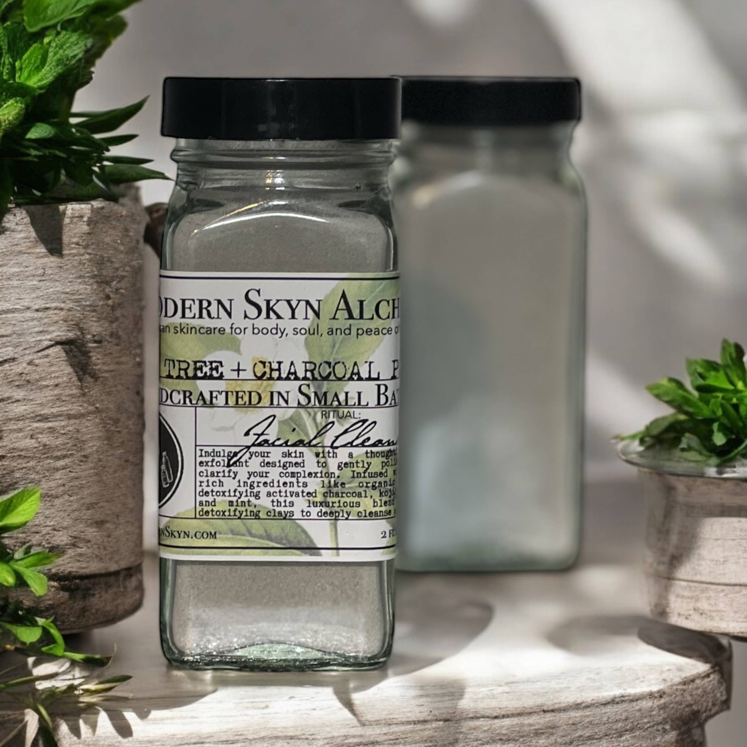 Modern Skyn Alchemy LLC. - Wholesale Facial cleanser - Tea Tree + Charcoal Polish **NEW**1
