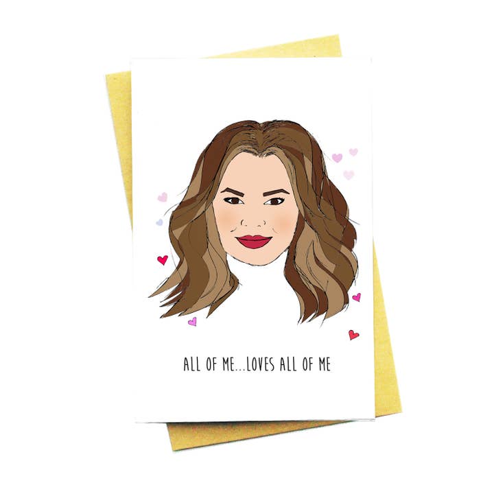 All of Me Loves All of Me Carte de vœux pour la vente par Nocturnal Paper