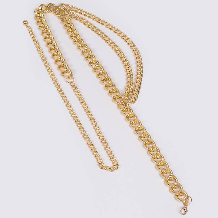 3AM BY H&D ACCESSORIES - Wholesale Belt - Women's - Layered Chain Belt