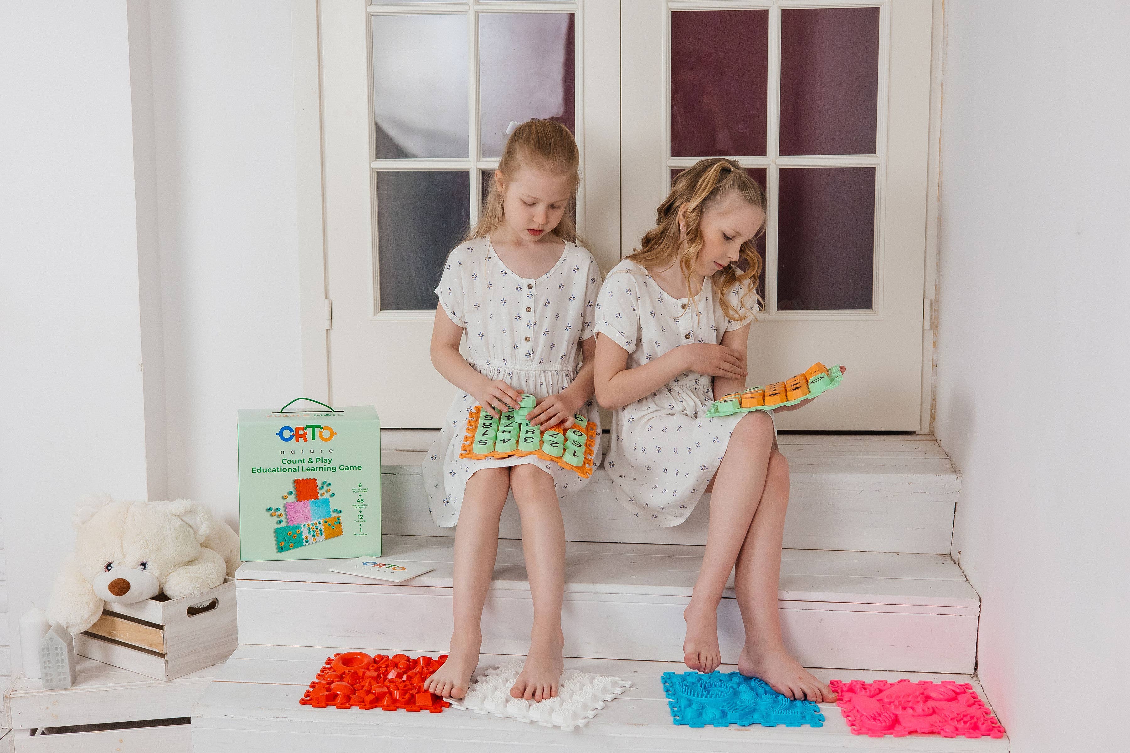 ORTONATURE - Wholesale Puzzle - Kids - Educational and Learning Puzzle mats set-game "COUNT & PLAY"1