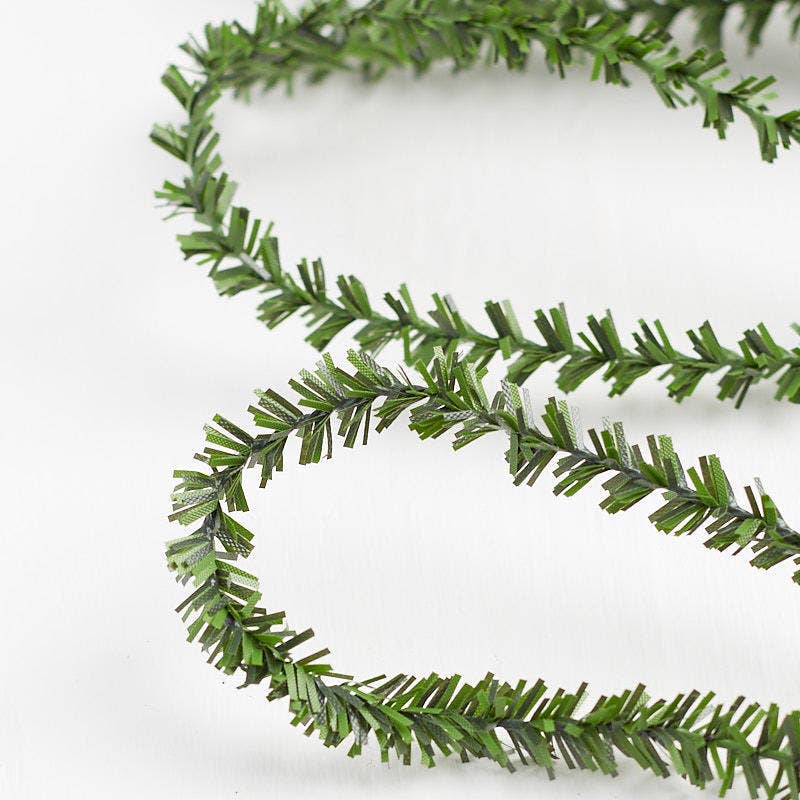 Factory Direct Craft - Wholesale Artificial Christmas Tree - 25 feet  Artificial Pine Wire Roping Garland1