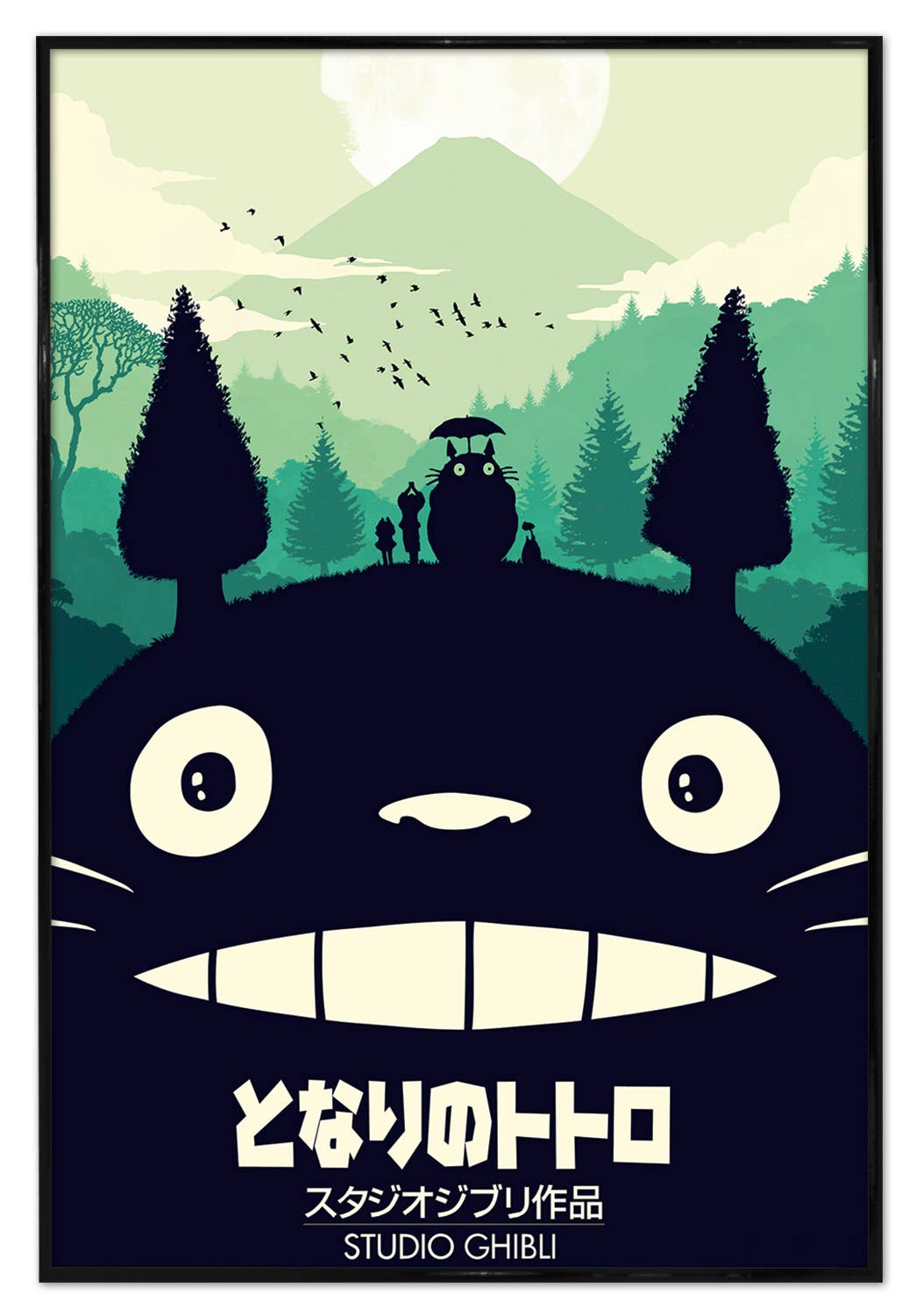 Close Up GmbH - Vendita all'ingrosso Poster - Poster giapponese Il mio vicino Totoro 91,5 x 61 cm2