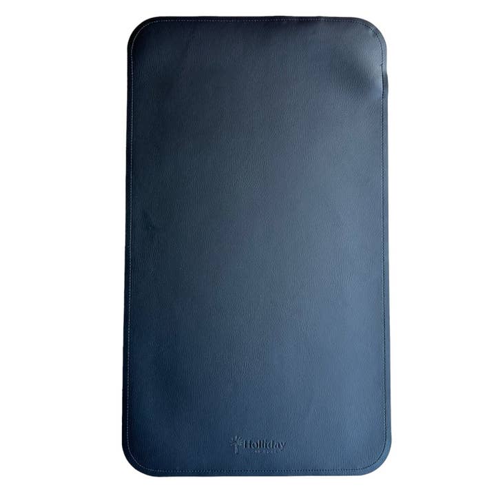 NOIR/GRIS Holliday and Home ~ 100% CUIR VEGAN - MATELAS À LANGER POUR BÉBÉ - en vente sur Faire5