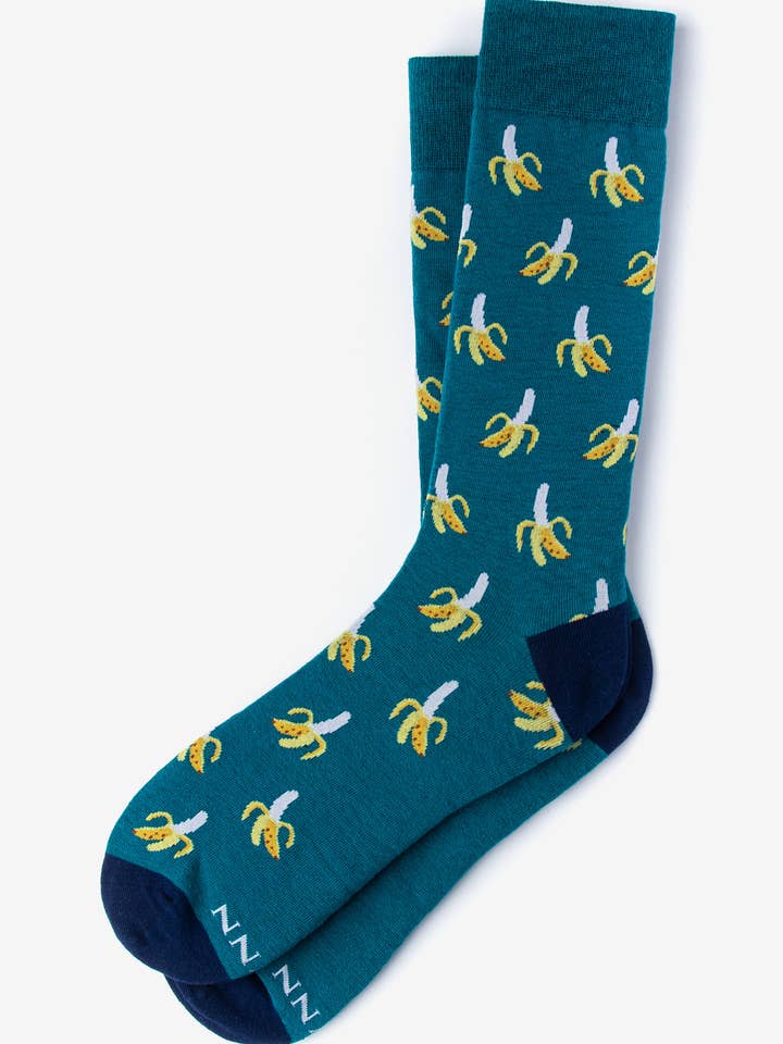 Gone Bananas - Carded Cotton Sock - CLOSEOUT for wholesale by Alynn