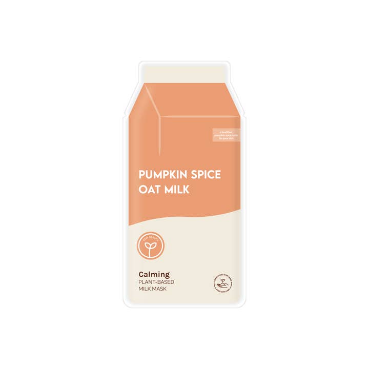 ESW Beauty - Wholesale Skincare Face Mask - Pumpkin Spice Oat Milk Calming Filled PDQ Display