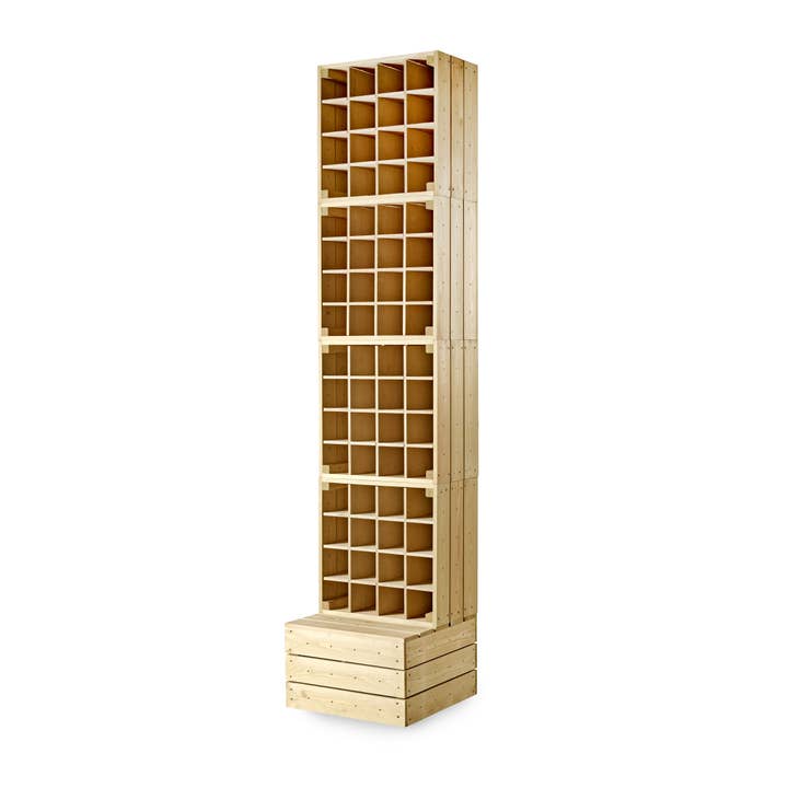 Wooden Crate Shop Display Stand - Wine Display Stand for wholesale by Gadsby