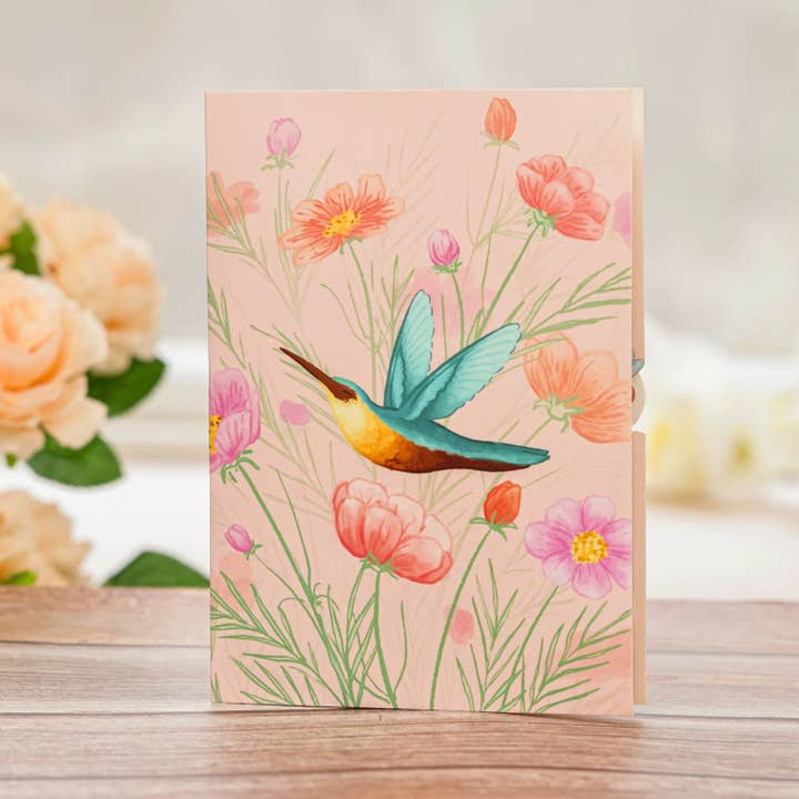 Unipop Cards, LLC - Wholesale Birthday Card - Hummingbird Pop Up Card - Mother's Day pop up Card5
