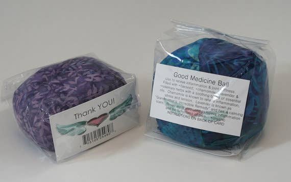 Deep Breath Designs, LLC - Wholesale Stress Relief Ball/Dough - MASSAGE BALL stress relief, Good Medicine Ball, hot/cold10