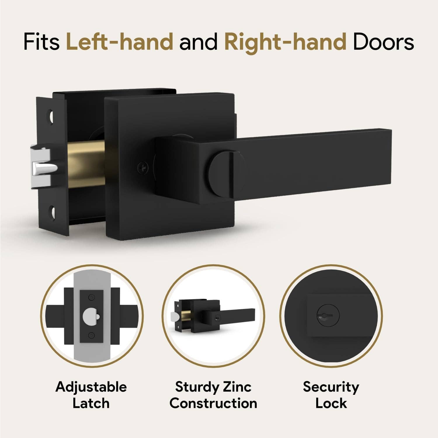 Mega Handles - Wholesale Knob/Pull - Robell Single | Entry Lever Door5