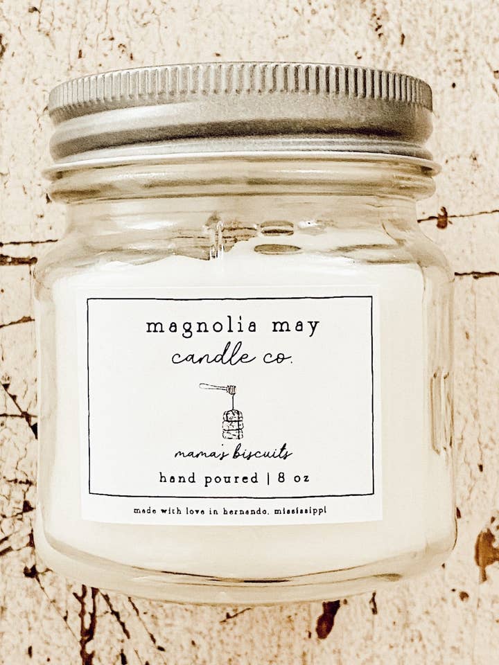 Biscuits de maman 8 oz pour la vente par Magnolia May Candle Co